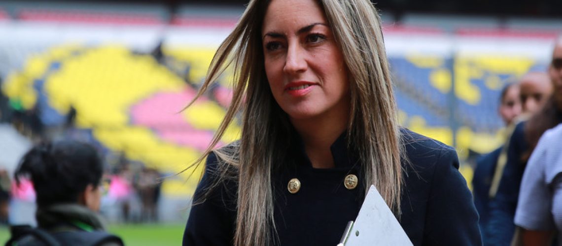 Ciudad de México, 2 de septiembre de 2017. , durante el juego de la jornada 6 del torneo Apertura 2017 de la Liga MX Femenil entre las Aguilas de América y los Pumas de la UNAM celebrado en el estadio Azteca. Foto: Imago7/Eloisa Sanchez