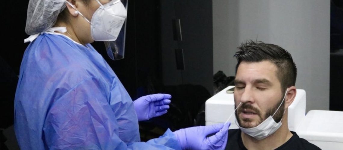 Un total de 50 pruebas de COVID-19 fueron las que se realizaron en jugadores, cuerpo técnico y staff auriazul.