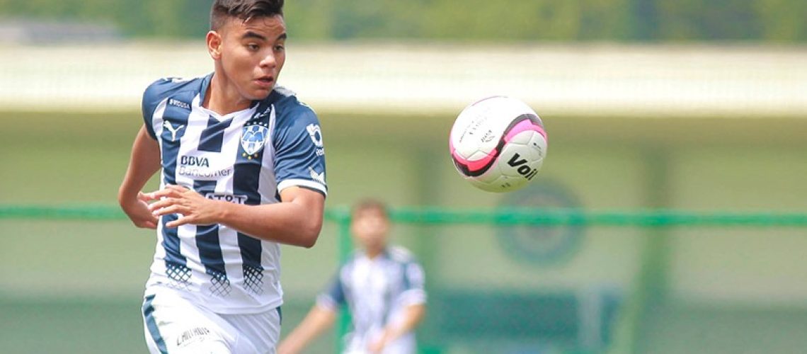 Ciudad de México, 26 de agosto de 2017. , durante el partido de la jornada 7 del torneo Apertura 2017 sub20 de la Liga Bancomer MX, entre la Máquina Celeste de Cruz Azul y Los Rayados de Monterrey, celebrado en la Noria. Foto: Imago7/Luis Onofre
